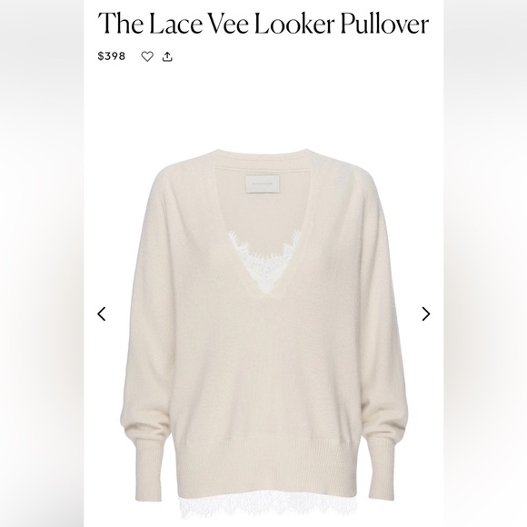 Brochu Walker Lace Vee Looker Pullover - Picture 1 of 8